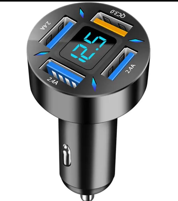شاحن سيارة 4 منافذ  usb