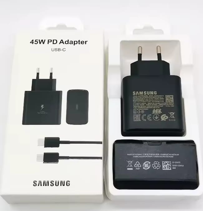 شاحن سامسونج اصلى 45 واط تاب سى