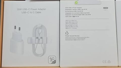 شاحن 35 وات لجهاز ايفون 16 برو ماكس