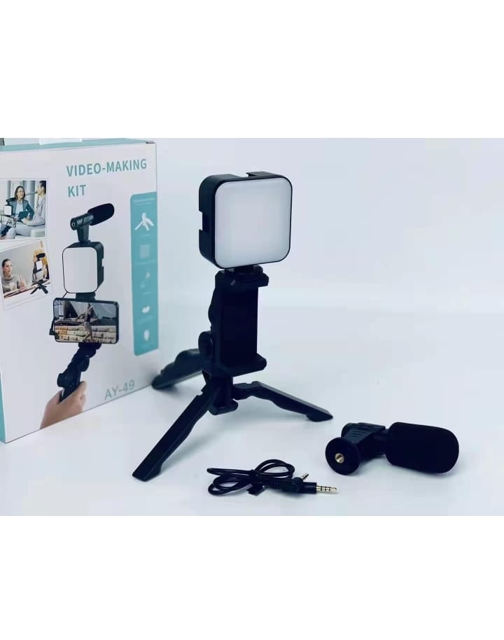 حامل الموبايل المثبت للتصوير الفوتوغرافي جهاز تصوير فيديو ومثبت لتسجيل مدونات الفيديو مثبتمن النوع C يو ريج لايت