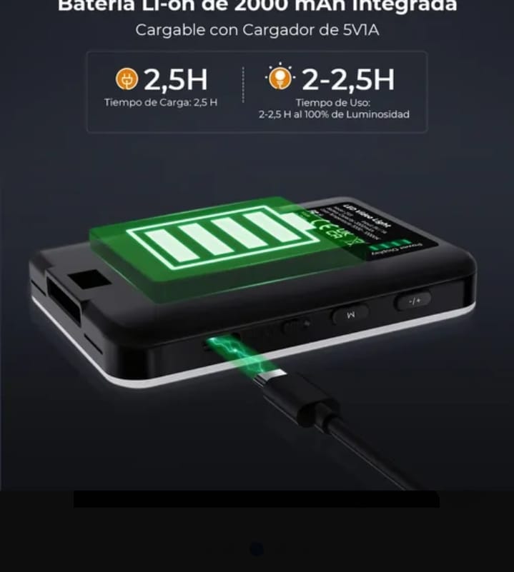 رينج لايت سيلفى للموبايل مصباح إضاءة كاميرا ليد قابلة لإعادة الشحن لتصوير الفيديو، مصباح لاب توب لمؤتمرات الفيديو (ضوء أبيض 3 مستويات