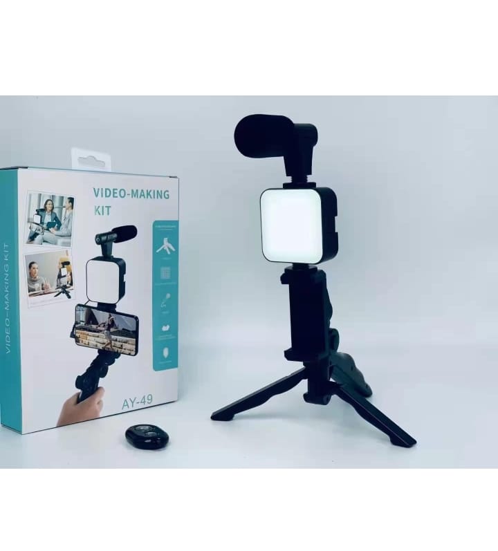 حامل الموبايل المثبت للتصوير الفوتوغرافي جهاز تصوير فيديو ومثبت لتسجيل مدونات الفيديو مثبتمن النوع C يو ريج لايت