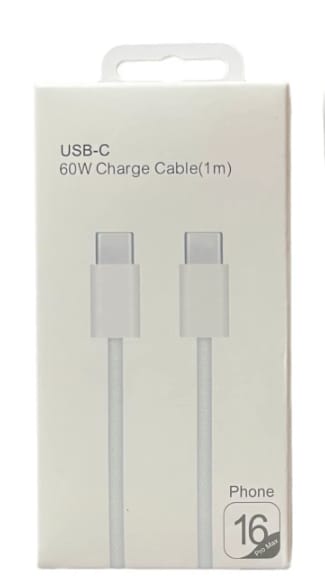 كابل usb c لاجهزة الايفون  60 وات